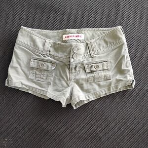 Abercrombie & Fitch Gray Cargo Shorts